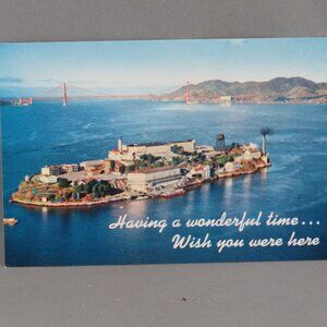 Vintage Postcard - Alcatraz Having a Wonderful Time - Smith News Co.